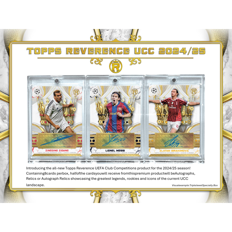 2024/25 Topps Reverence UCC Soccer Hobby Box image 1