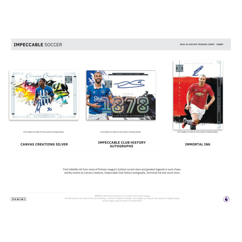 2023/24 Panini Impeccable Soccer Hobby Box image 3
