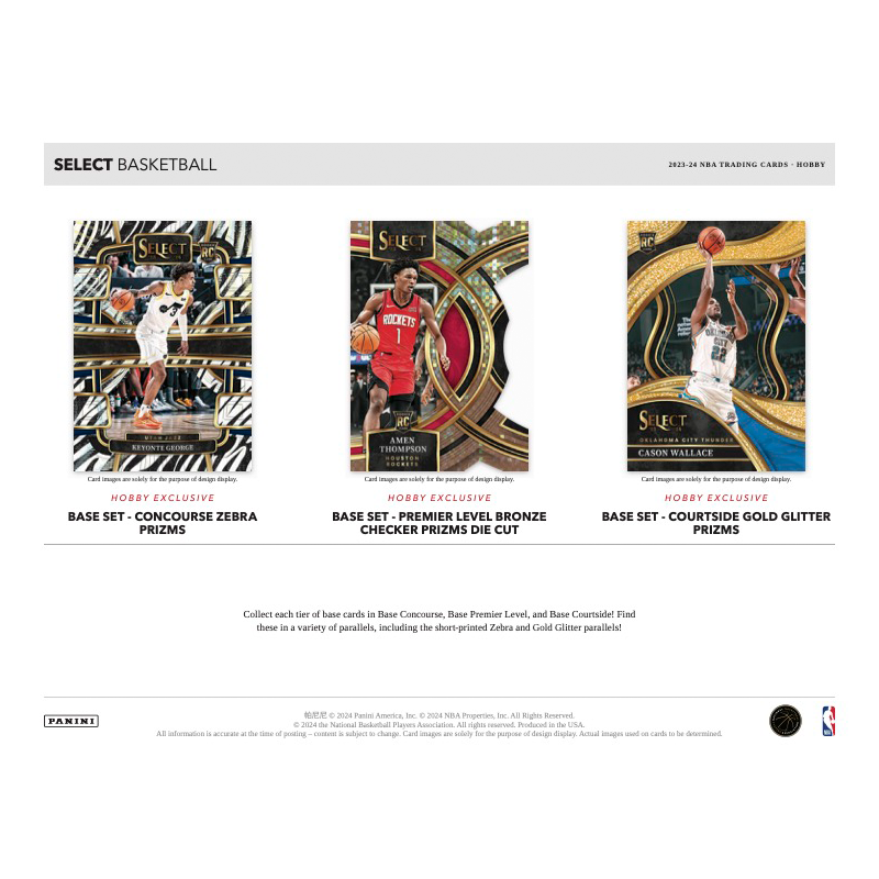 2023/24 Panini Select Basketball Hobby Box image 1