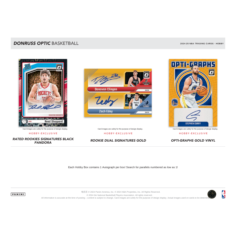 2024/25 Panini Donruss Optic Basketball Hobby Box image 2