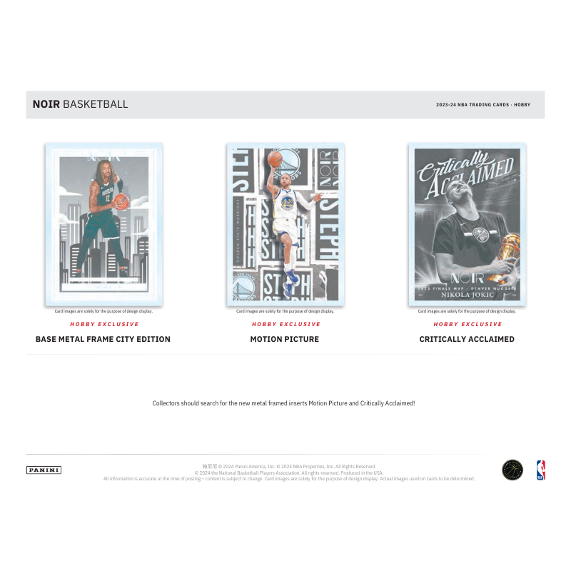 2023/24 Panini Noir Basketball Hobby 4 Box Case image 3