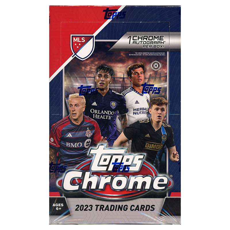 2023 Topps Chrome MLS Soccer Hobby 12 Box Case image 0