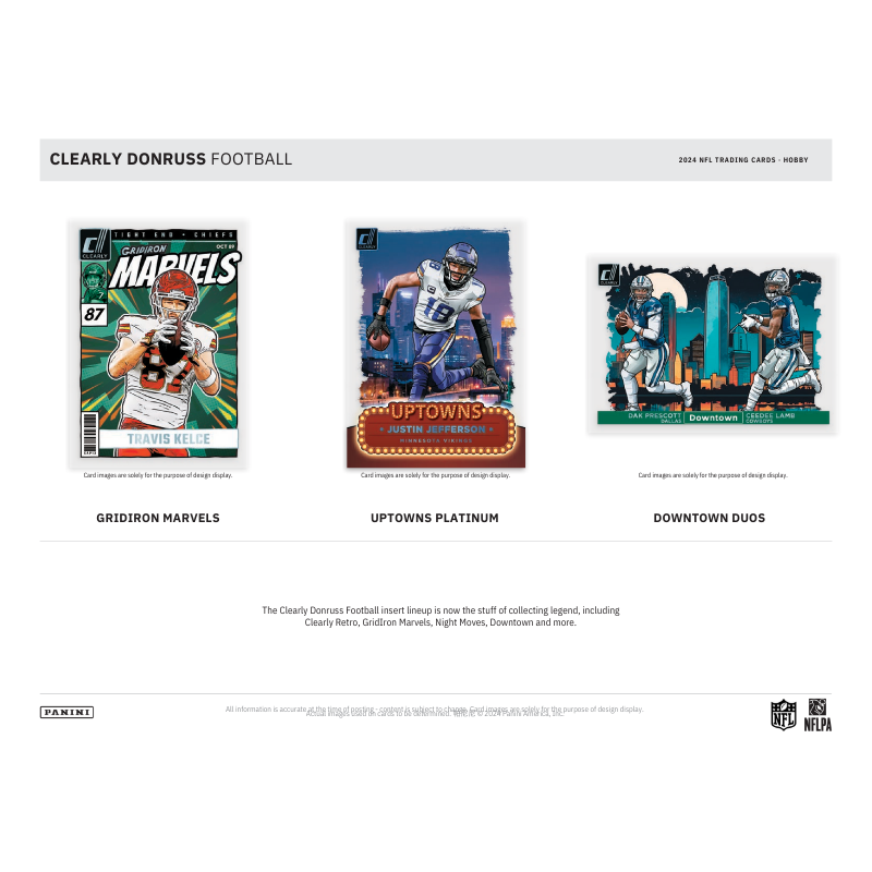 2024 Panini Clearly Donruss Football Hobby 16 Box Case image 4