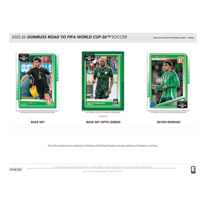 2025/26 Panini Donruss Road To FIFA World Cup 26 Soccer Hobby 12 Box Case image 2