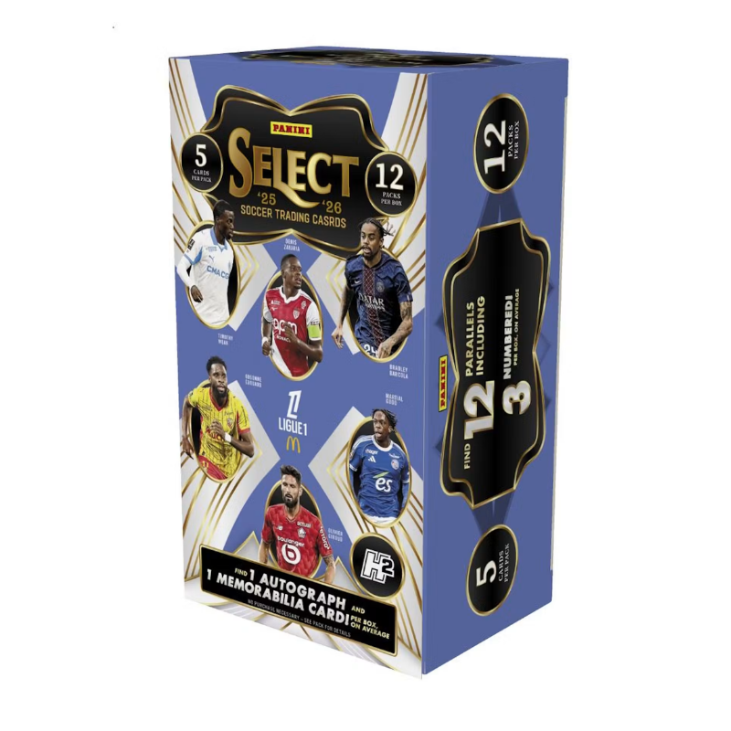 2025/26 Panini Select Ligue 1 Soccer H2 12 Box Case image 0