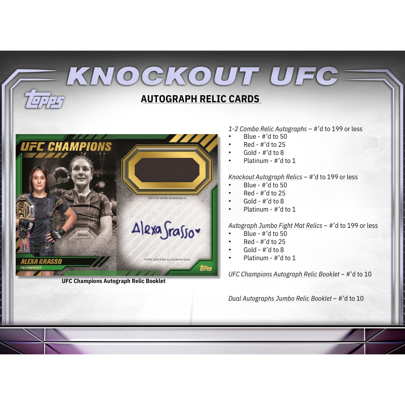 2024 Topps UFC Knockout Hobby Box image 6