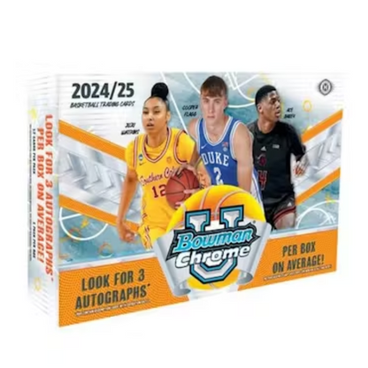 2024/25 Bowman Chrome University Basketball Breaker’s Delight Box image 0