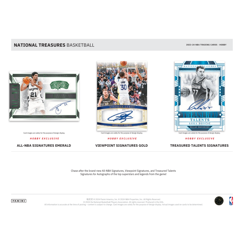 2023/24 Panini National Treasures Basketball Hobby 4 Box Case image 3