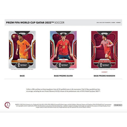 2022 Panini Prizm World Cup Soccer Hobby 12 Box Case image 3