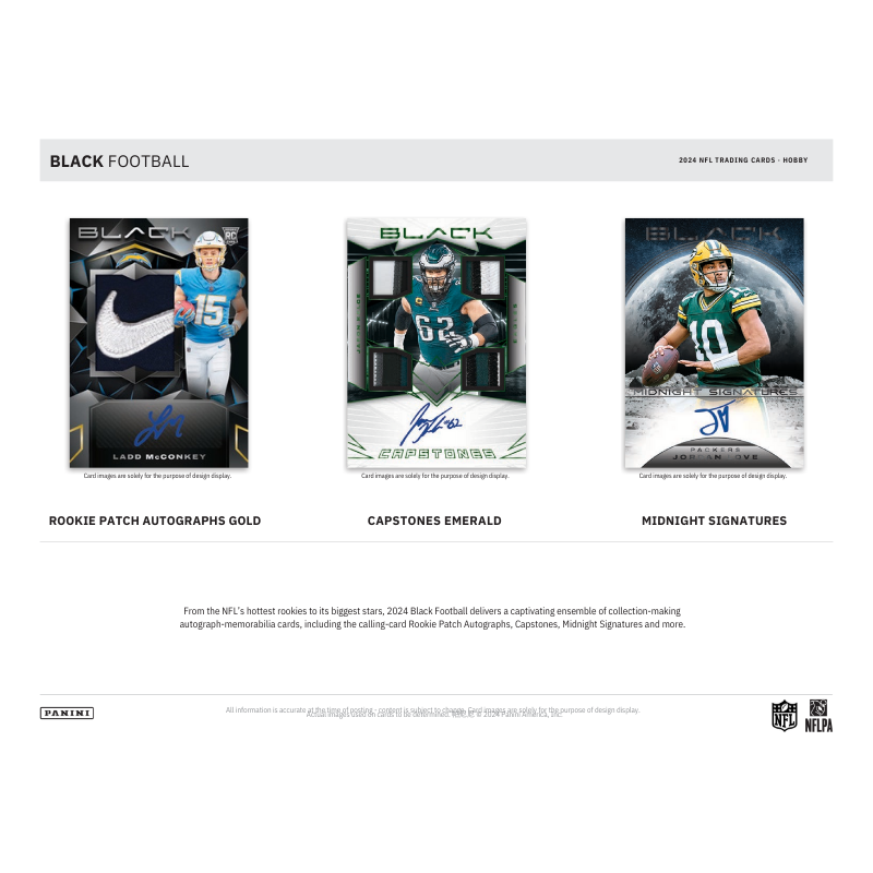 2024 Panini Black Football Hobby Box image 3