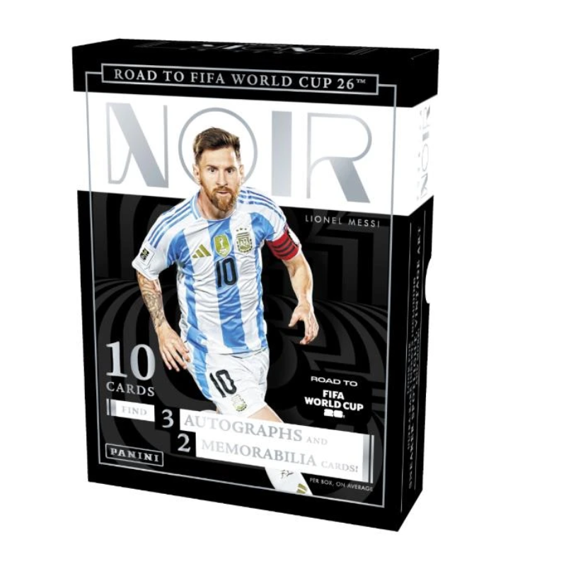 2025/26 Panini Noir Road to World Cup Soccer Hobby Box image 0