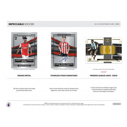 2021/22 Panini Impeccable Soccer Hobby Box image 1
