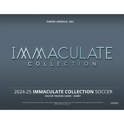 2024/25 Panini Immaculate Soccer Hobby 6 Box Case image 1