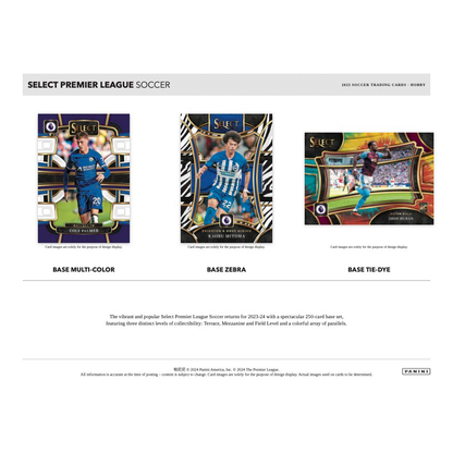 2023/24 Panini Select EPL Soccer Hobby Box image 2