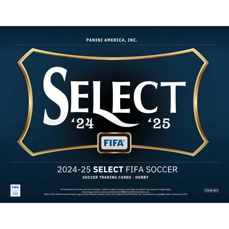 2024/25 Panini Select FIFA Soccer Hobby 12 Box Case image 1