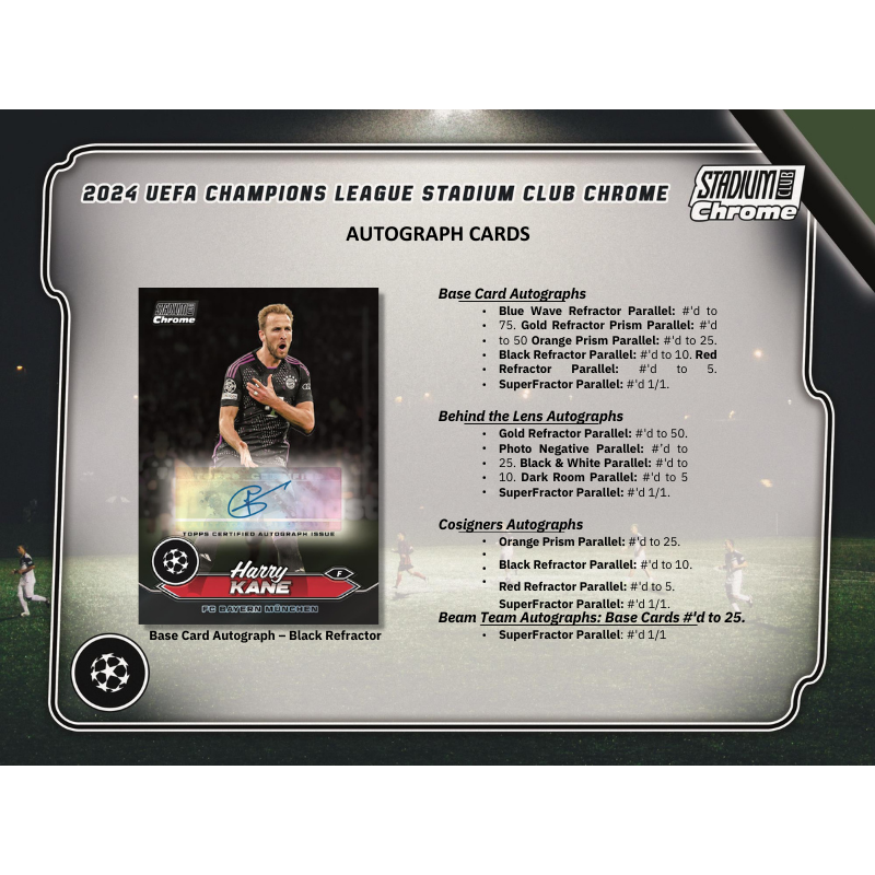 2023/24 Topps Stadium Club Chrome UEFA Soccer Hobby Box image 5