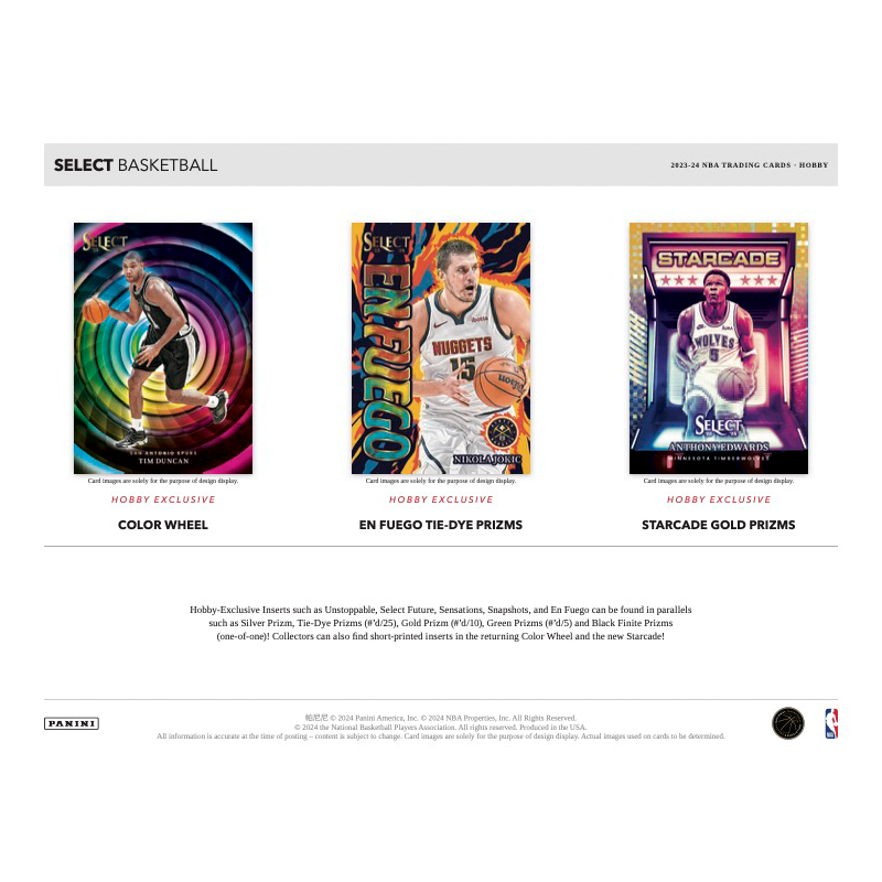 2023/24 Panini Select Basketball Hobby Box image 3