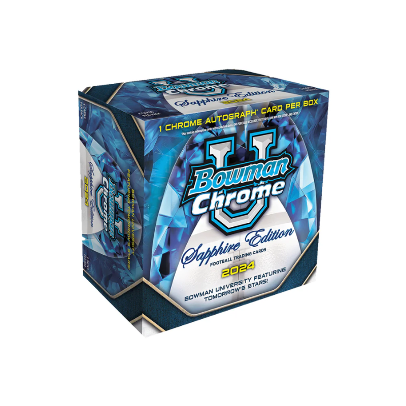 2024 Bowman Chrome University Football Sapphire Edition Box image 0