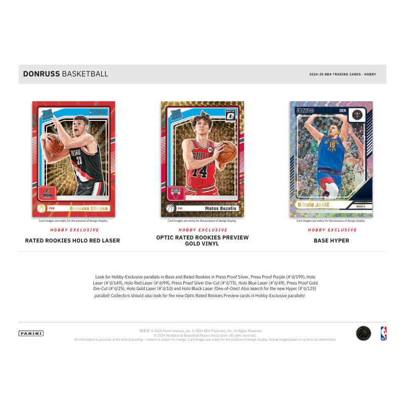 2024/25 Panini Donruss Basketball Hobby 10 Box Case image 3