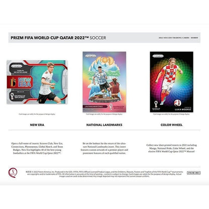2022 Panini Prizm World Cup Soccer Hobby 12 Box Case image 4