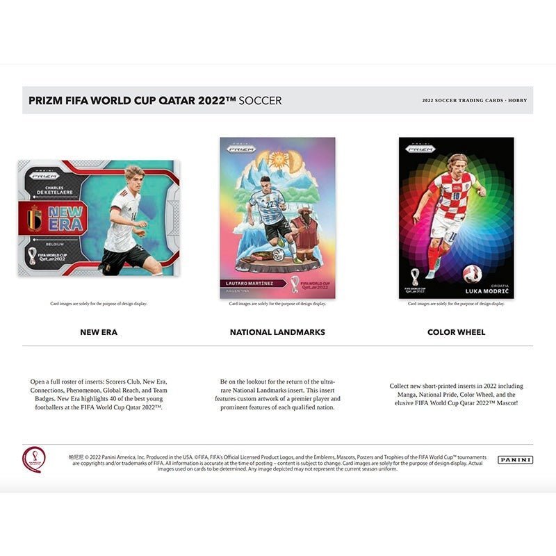2022 Panini Prizm World Cup Soccer Hobby 12 Box Case image 4