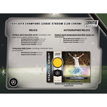 2023/24 Topps Stadium Club Chrome UEFA Soccer Hobby 12 Box Case image 6