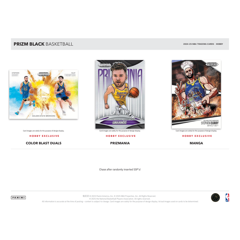 2024/25 Panini Prizm Black Basketball Hobby Box image 3