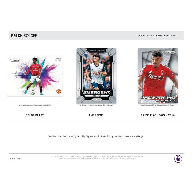 2024/25 Panini Prizm EPL Soccer Breakaway 20 Box Case image 3