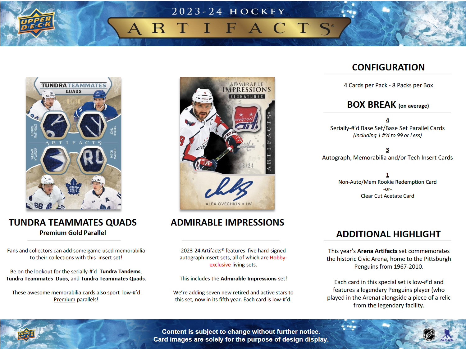 2023-24 Upper Deck Artifacts Hockey Hobby 10 Box Case image 5