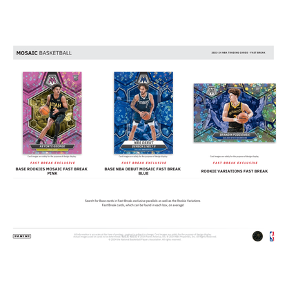 2023/24 Panini Mosaic Basketball Fast Break Box image 2