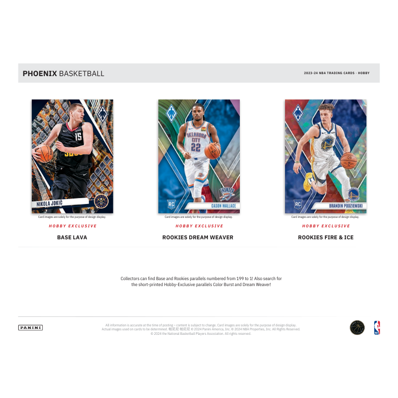 2023/24 Panini Phoenix Basketball Hobby 16 Box Case image 2