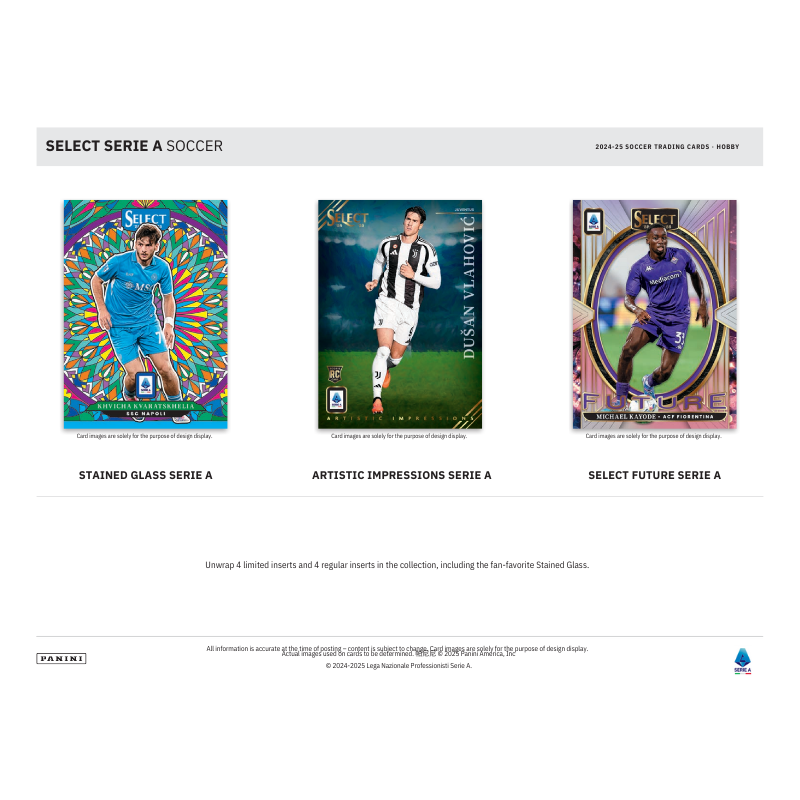 2024/25 Panini Select Serie A Soccer Hobby Box image 3