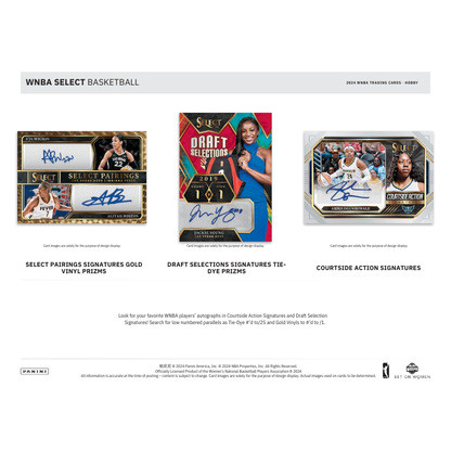 2024 Panini Select WNBA Basketball Hobby 12 Box Case image 3