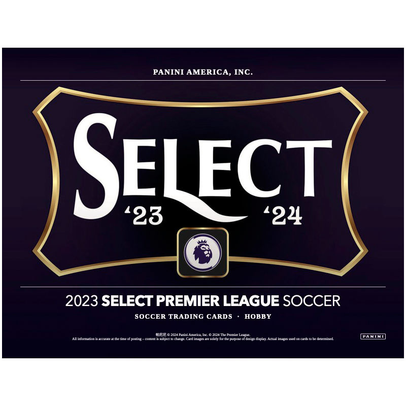 2023/24 Panini Select EPL Soccer Hobby 12 Box Case image 1