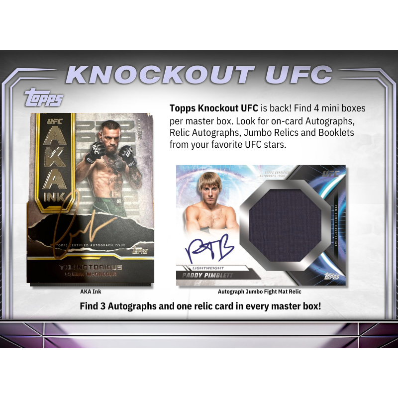 2024 Topps UFC Knockout Hobby Box image 1
