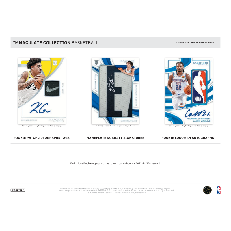 2023/24 Panini Immaculate Basketball Hobby Box image 2