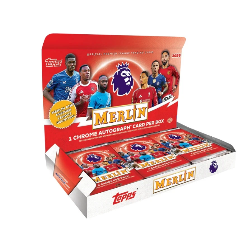 2025/26 Topps Merlin English Premier League Soccer Hobby Box image 0