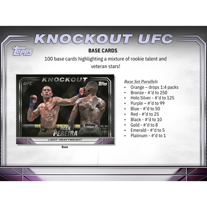2024 Topps UFC Knockout Hobby Box image 2