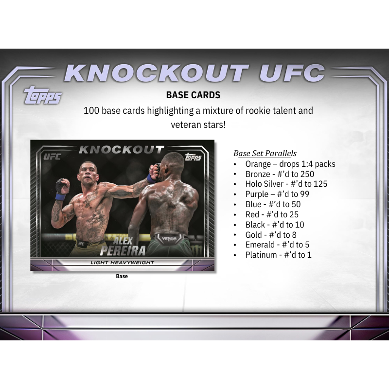 2024 Topps UFC Knockout Hobby Box image 2