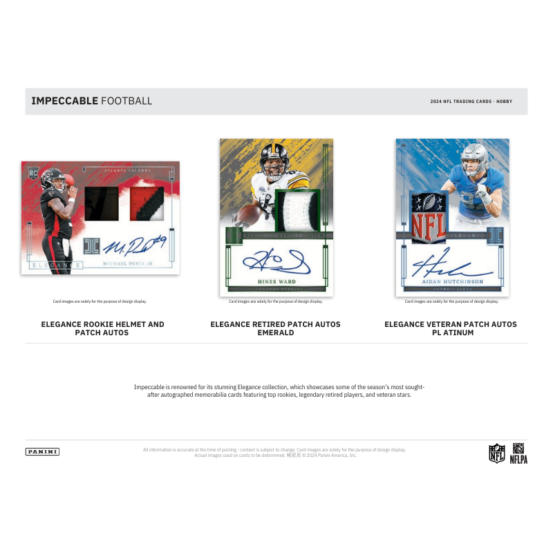 2024 Panini Impeccable Football Hobby 3 Box Case image 4