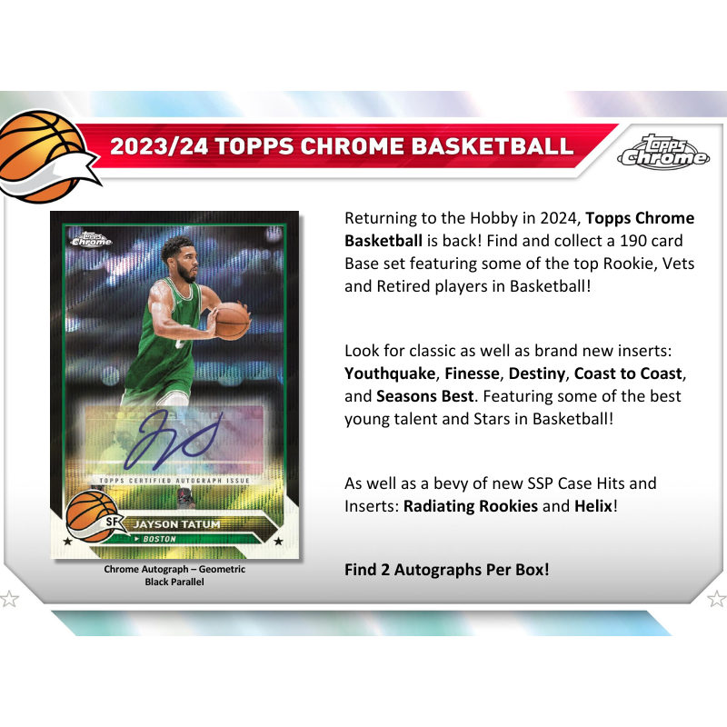 2023/24 Topps Chrome Basketball Breaker’s Delight Box image 1