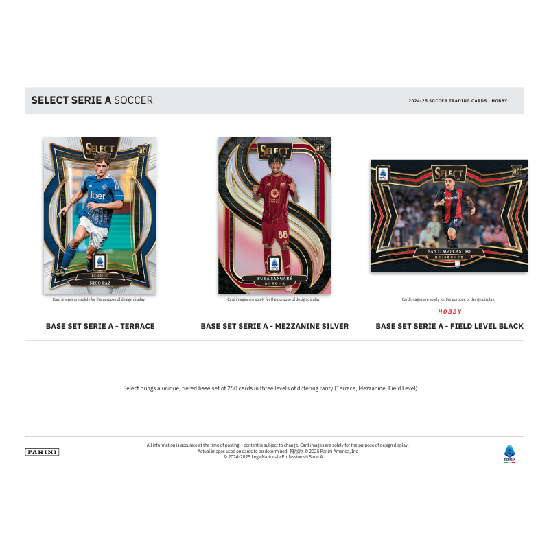 2024/25 Panini Select Serie A Soccer Hobby Box image 2