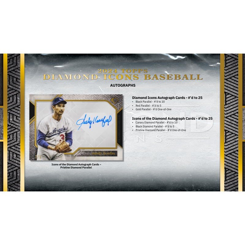 2024 Topps Diamond Icons Baseball Hobby 2 Box Case image 4