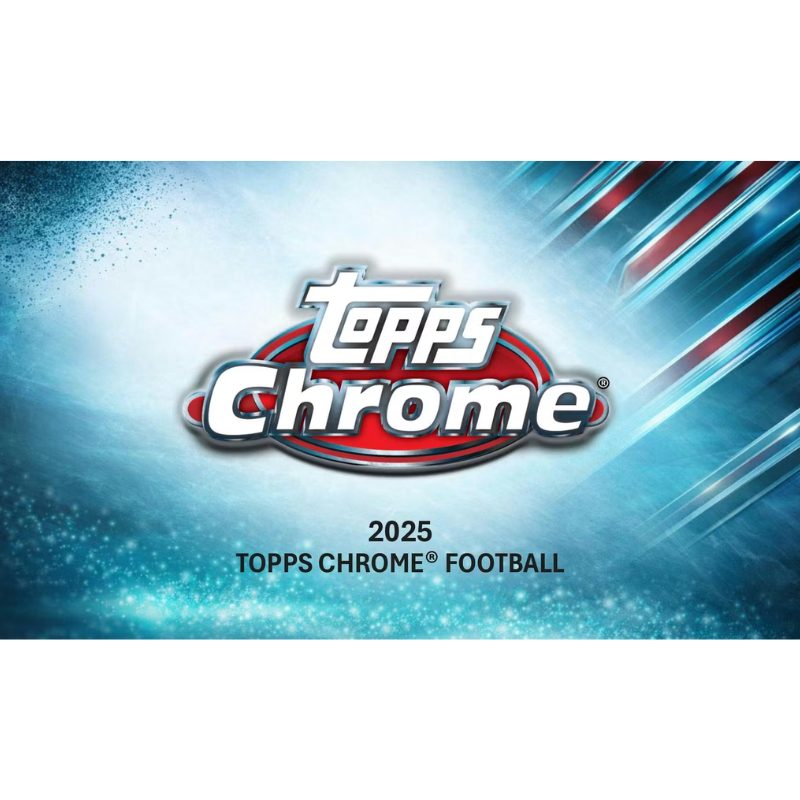 2025 Topps Chrome Football Jumbo Hobby 8 Box Case image 1