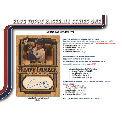 2025 Topps Series 1 Baseball Jumbo Box image 5