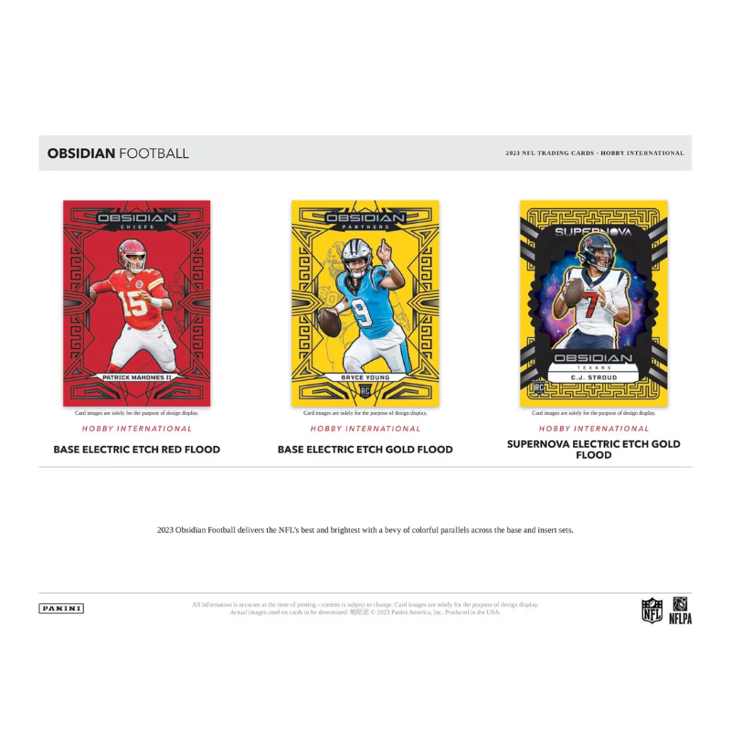 2023 Panini Obsidian Football Hobby International Box image 2