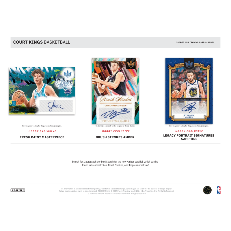 2024/25 Panini Court Kings Basketball Hobby Box image 2