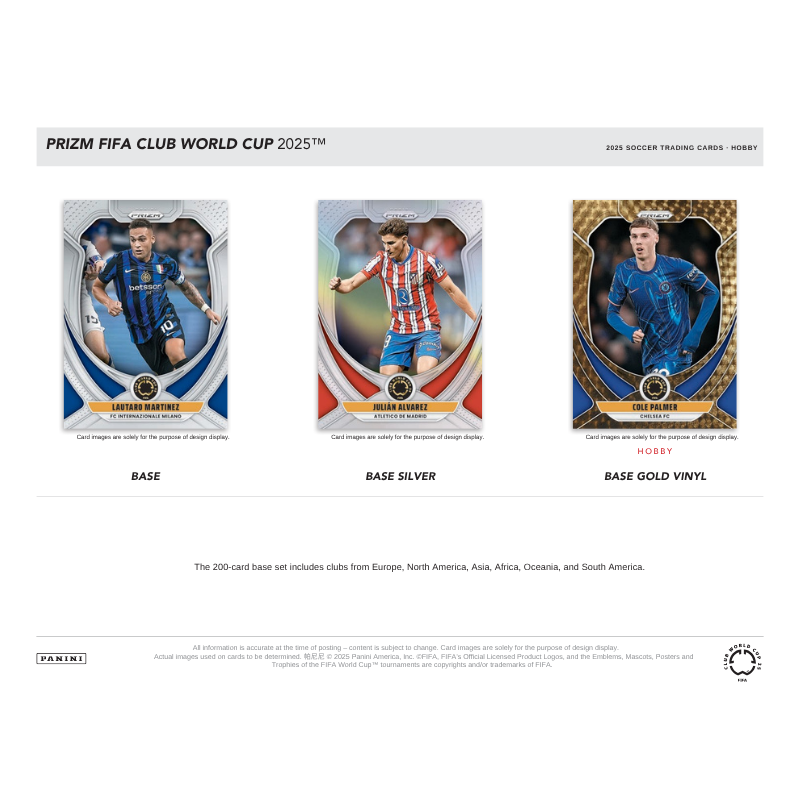 2025 Panini Prizm FIFA Club World Cup Soccer Hobby Box image 2