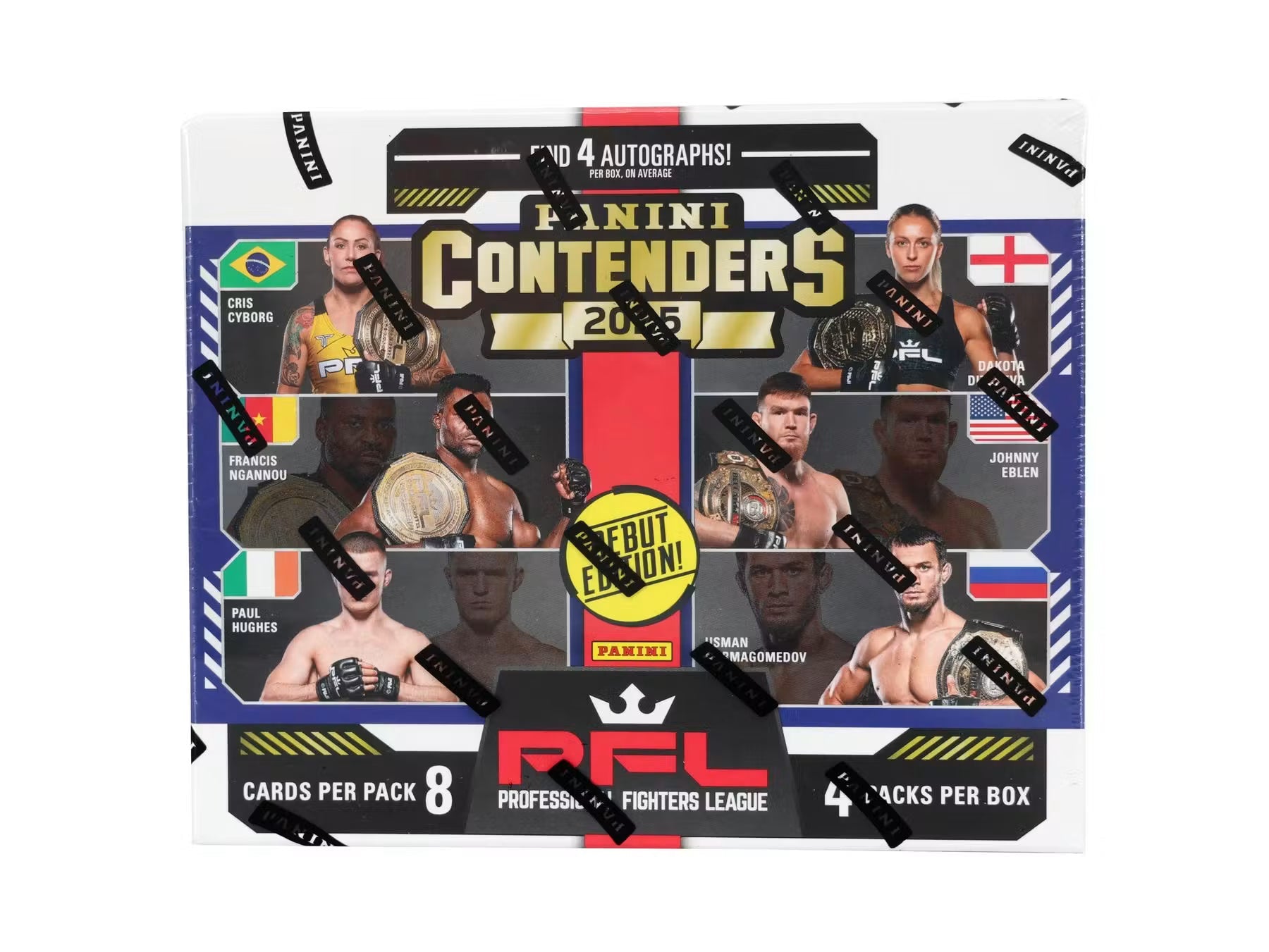 2026 Panini Contenders Professional Fighters League PFL Hobby 12-Box Case