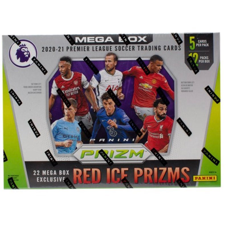 2020/21 Panini Prizm EPL Soccer Mega Box Red Ice 20 Box Case image 0